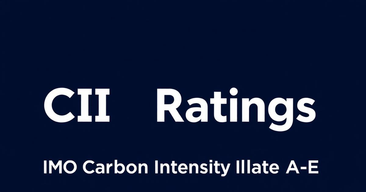 CII Ratings (A–E) Explained | IMO Carbon Intensity Indicator